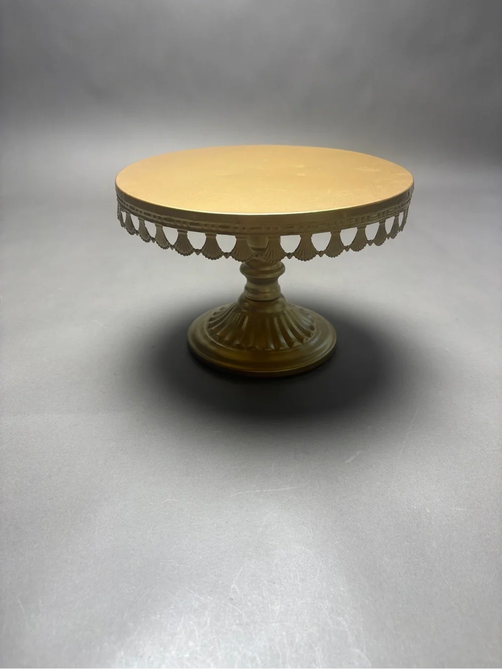 10in Gold Dessert Stand Elegant Cake Display